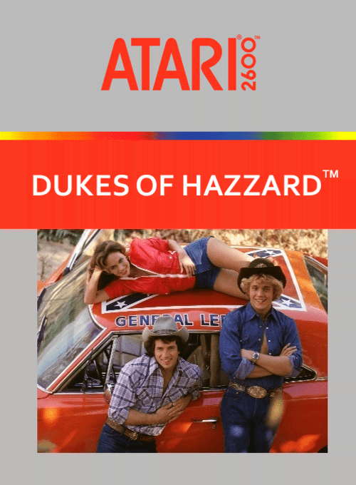 Dukes of Hazzard box art for Atari 2600